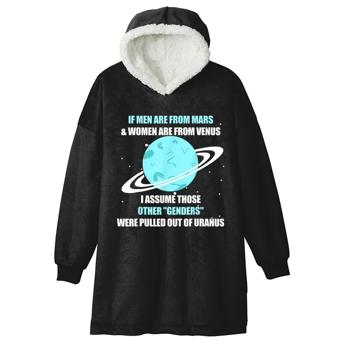 If Men Are From Mars And Women Are From Venus I Assume Those Hooded Wearable Blanket