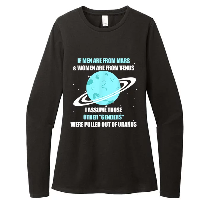 If Men Are From Mars And Women Are From Venus I Assume Those Womens CVC Long Sleeve Shirt