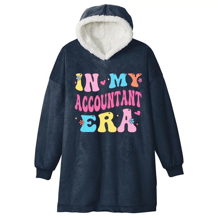 In My Accountant Era Accountant Accounting Student Hooded Wearable Blanket