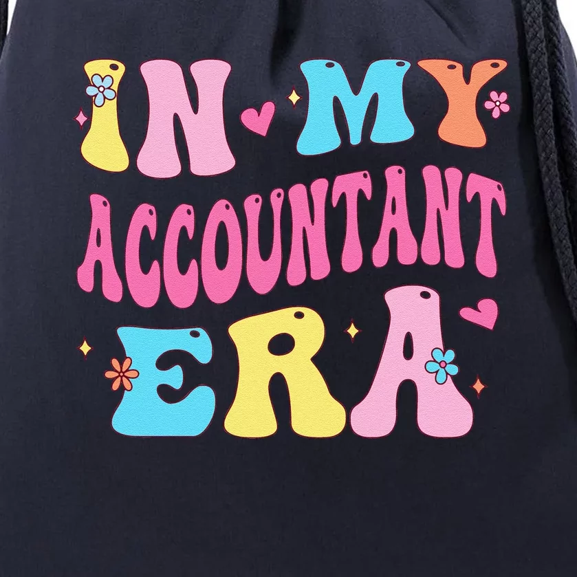 In My Accountant Era Accountant Accounting Student Drawstring Bag