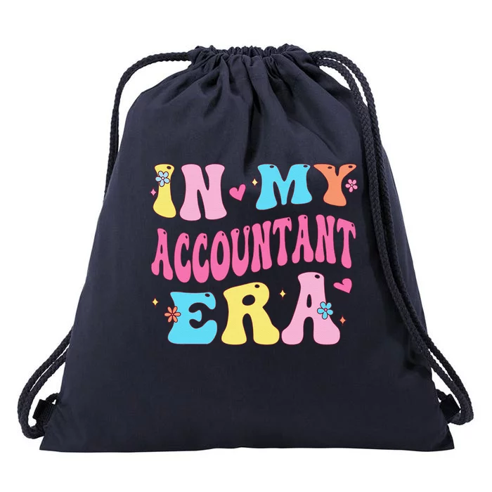 In My Accountant Era Accountant Accounting Student Drawstring Bag