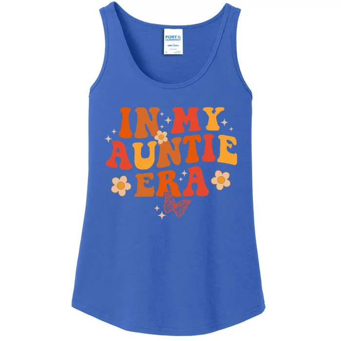 In My Auntie Era Baby Announcement For Aunt Mothers Day Ladies Essential Tank