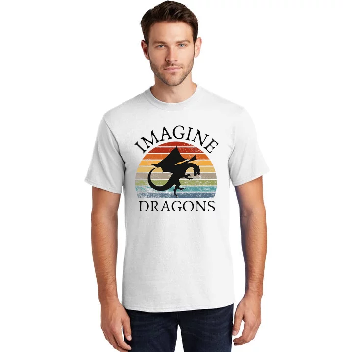 Imagine Magical And Mythical Fantasy Dragons Tall T-Shirt