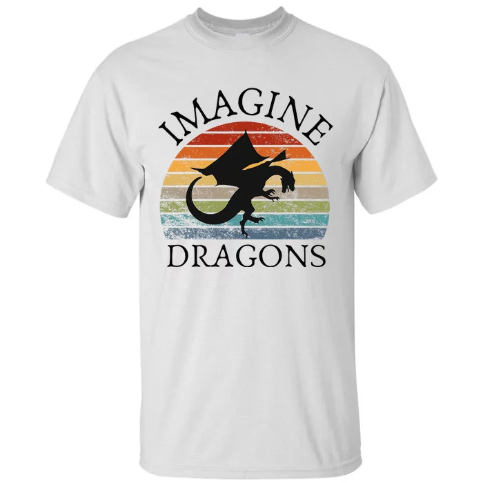 Imagine Magical And Mythical Fantasy Dragons Tall T-Shirt