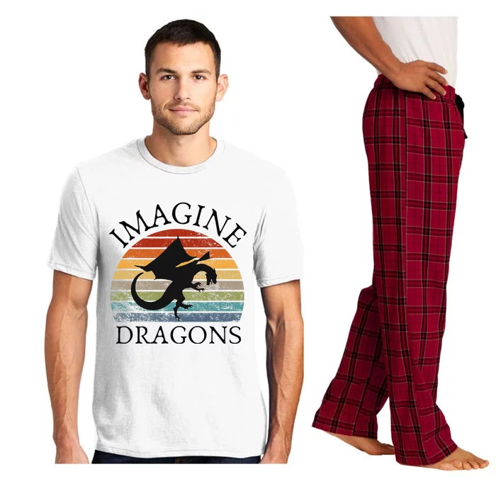 Imagine Magical And Mythical Fantasy Dragons Pajama Set