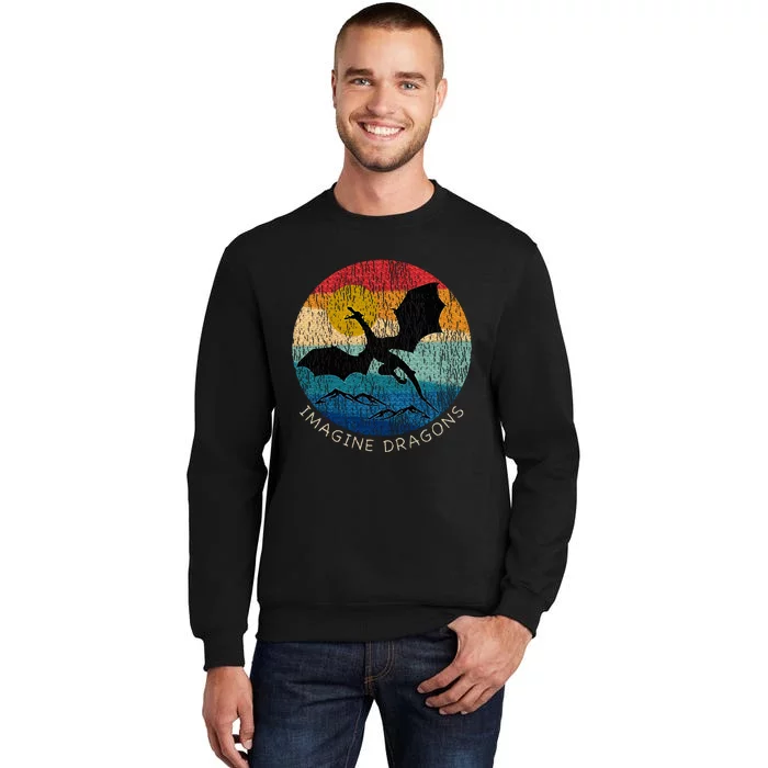 Imagine Magical and Mythical Fantasy Dragons Sweatshirt