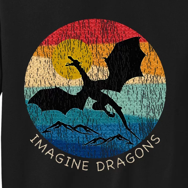 Imagine Magical and Mythical Fantasy Dragons Sweatshirt