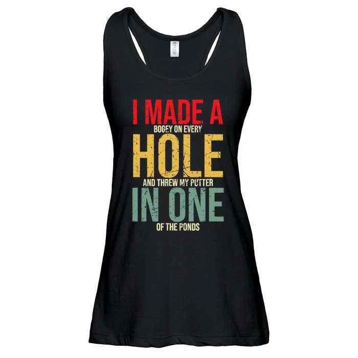 I Made A Hole In One Ladies Essential Flowy Tank