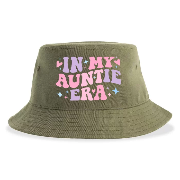 In My Auntie Era Baby Announcement For Aunt Mothers Day Sustainable Bucket Hat