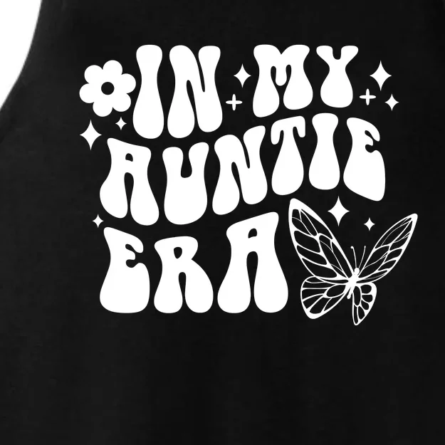 In My Auntie Era Fun Aunt Butterfly Ladies Tri-Blend Wicking Tank