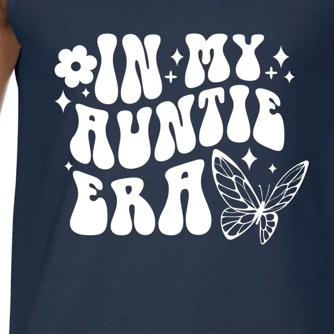 In My Auntie Era Fun Aunt Butterfly Comfort Colors® Tank Top