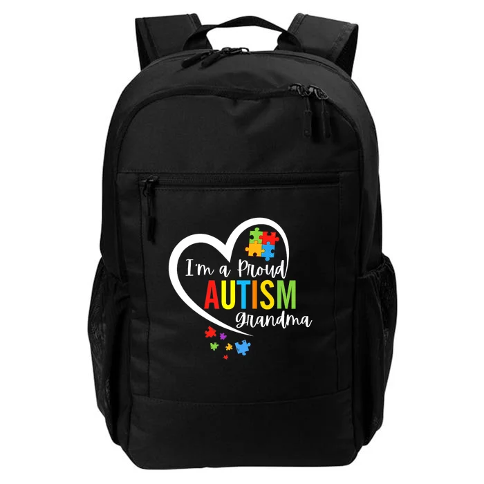 I M A Proud Grandma Love Heart Autism Awareness Puzzle Daily Commute Backpack