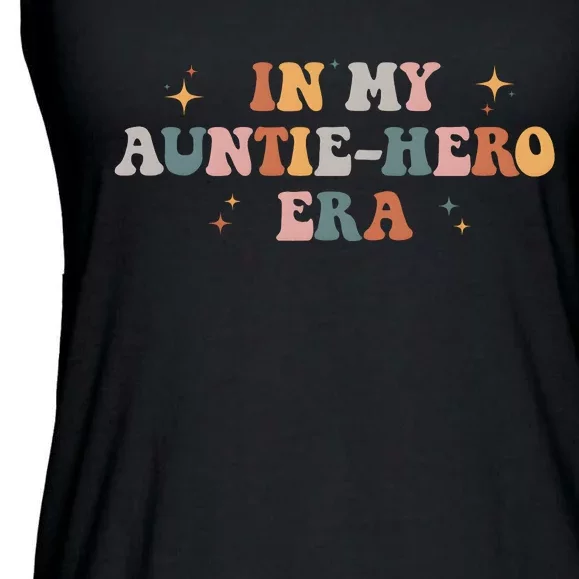 In My Auntie Hero Aunt Era Anti Hero Ladies Essential Flowy Tank