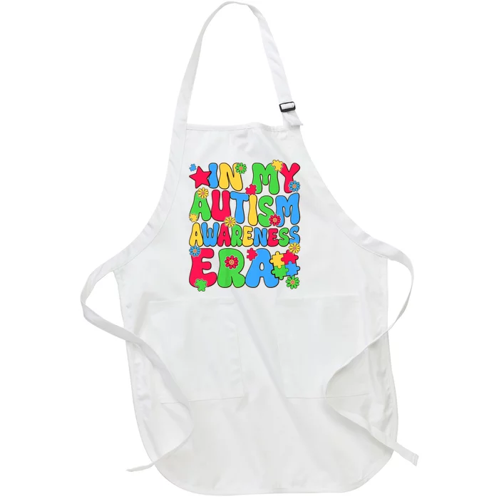 In My Autism Awareness Era Full-Length Apron With Pocket