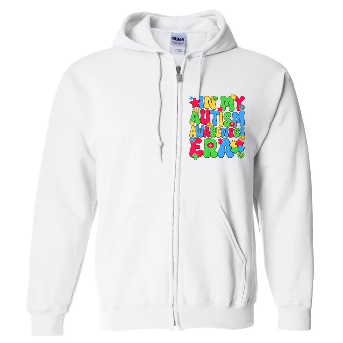 In My Autism Awareness Era Full Zip Hoodie