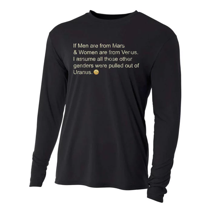 If Men Are From Mars And Women From Venus Out Of Uranus Cooling Performance Long Sleeve Crew