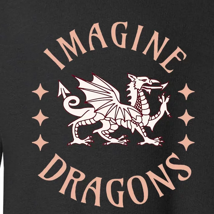 Imagine Magical And Mythical Fantasy Dragons For Toddler Sweatshirt