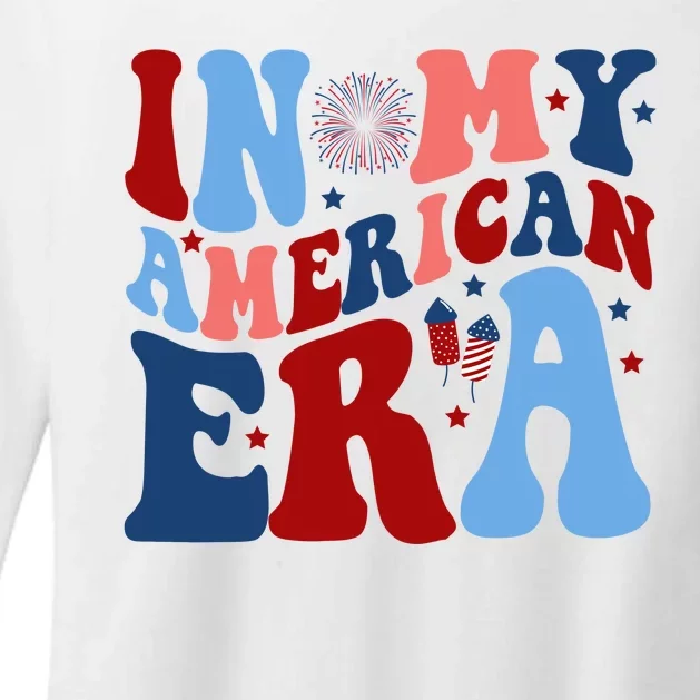 In My American Era Festive 4th Of July Summer Womens CVC Long Sleeve Shirt