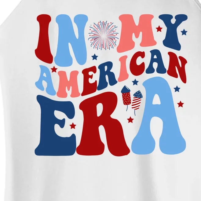 In My American Era Festive 4th Of July Summer Women’s Perfect Tri Rocker Tank