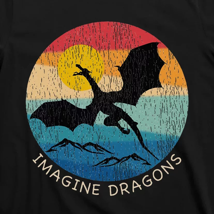 Imagine Magical And Mythical Fantasy Dragons T-Shirt