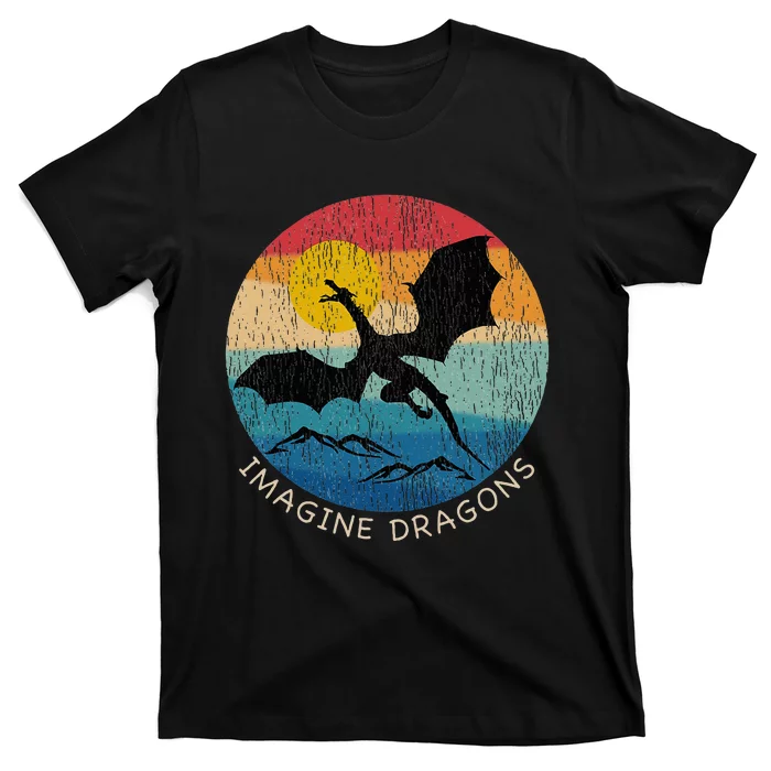 Imagine Magical And Mythical Fantasy Dragons T-Shirt