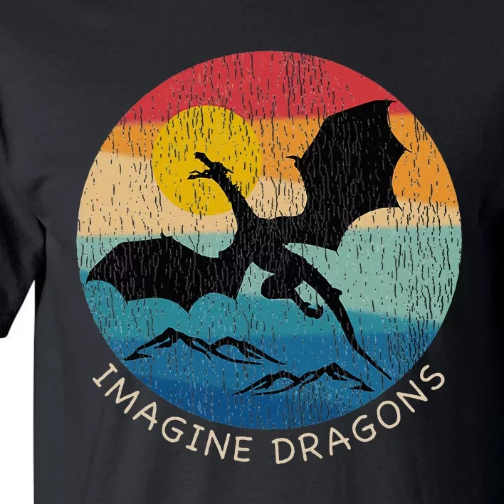 Imagine Magical And Mythical Fantasy Dragons Tall T-Shirt