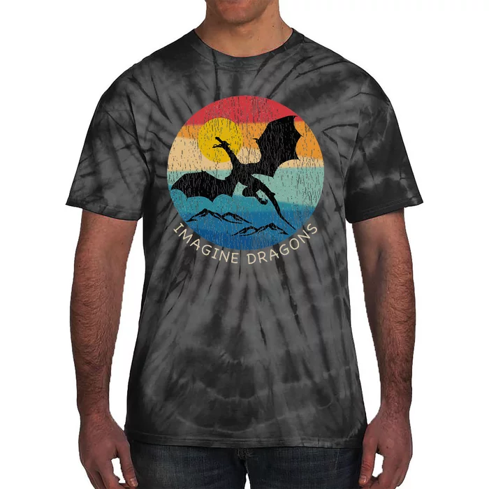 Imagine Magical And Mythical Fantasy Dragons Tie-Dye T-Shirt