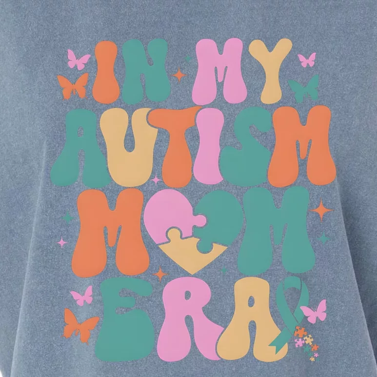 In My Autism Mom Era Neurodiversity Mom Garment-Dyed Women's Muscle Tee