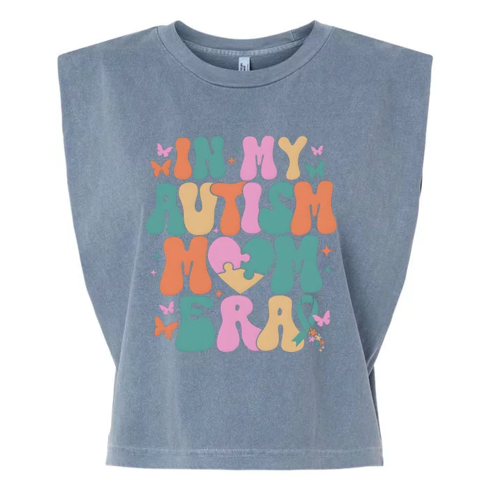 In My Autism Mom Era Neurodiversity Mom Garment-Dyed Women's Muscle Tee