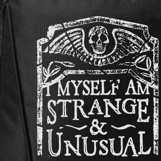 I Myself Am Strange And Unusual City Backpack