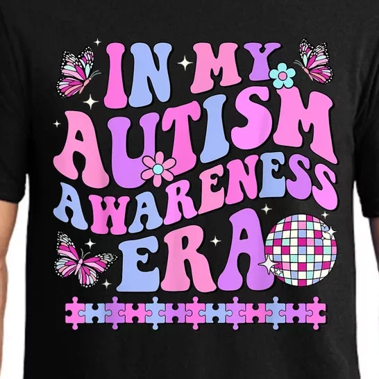 In My Autism Awareness Era Retro Disco In April We Wear Blue Pajama Set