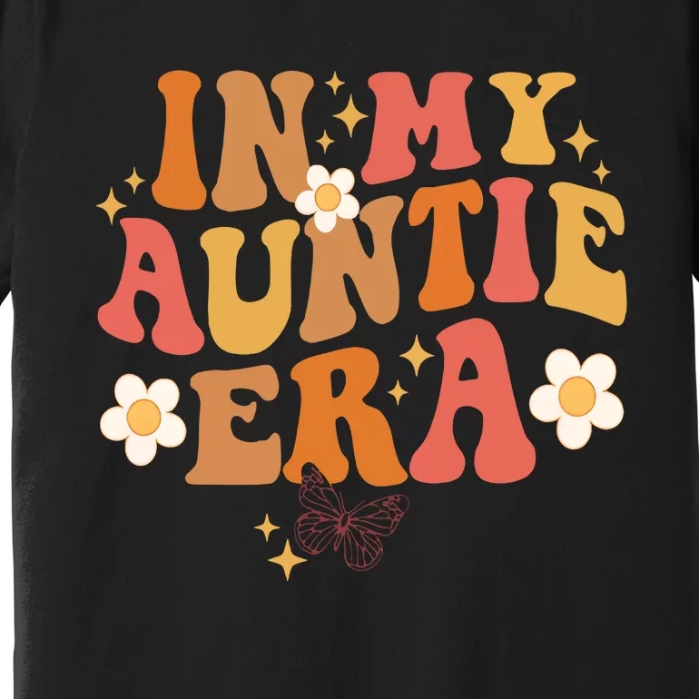 In My Auntie Era Baby Announcement Family Matching Premium T-Shirt