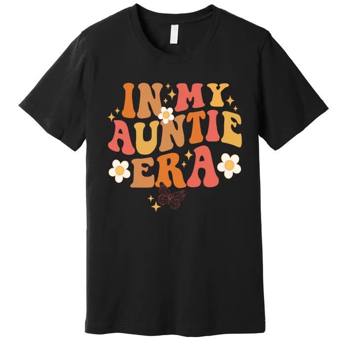 In My Auntie Era Baby Announcement Family Matching Premium T-Shirt