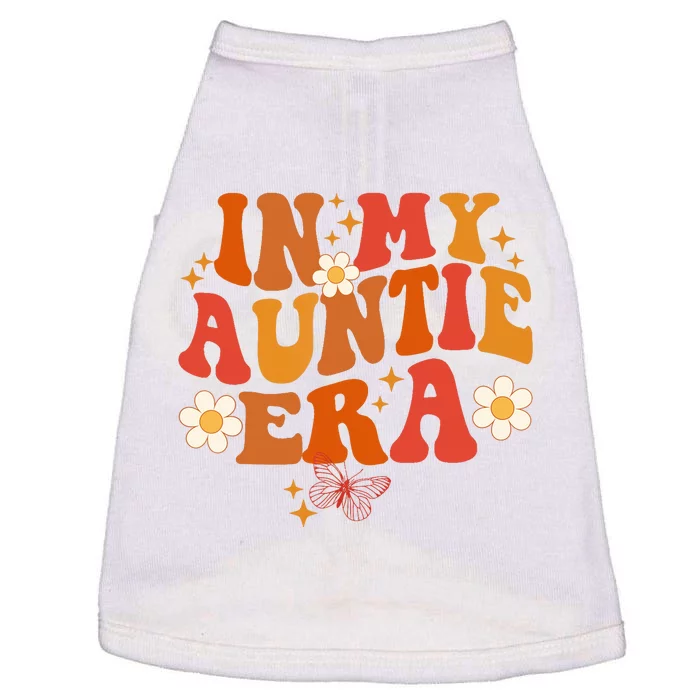 In My Auntie Era Baby Announcement Cute For Cool Auntie Club Doggie Tank