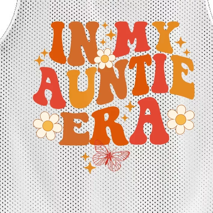 In My Auntie Era Baby Announcement Cute For Cool Auntie Club Mesh Reversible Basketball Jersey Tank