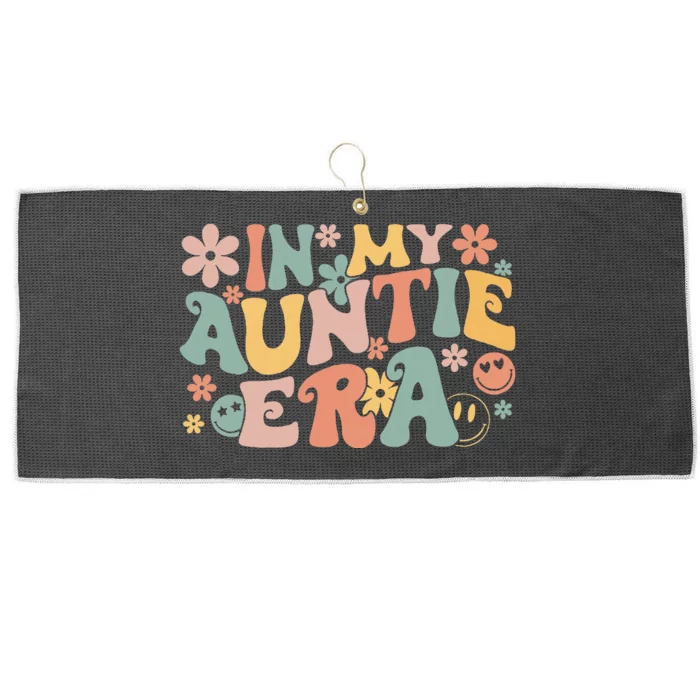 In My Auntie Era Baby Announcement For Aunt MotherS Day Large Microfiber Waffle Golf Towel