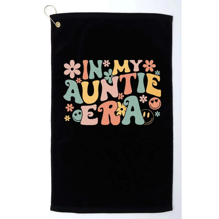 In My Auntie Era Baby Announcement For Aunt MotherS Day Platinum Collection Golf Towel