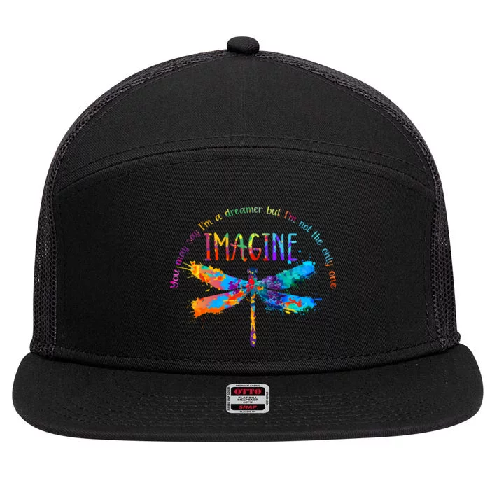 Imagine Dragonfly Dreamer 7 Panel Mesh Trucker Snapback Hat