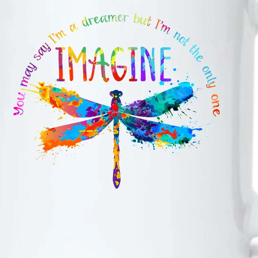 Imagine Dragonfly Dreamer Black Color Changing Mug