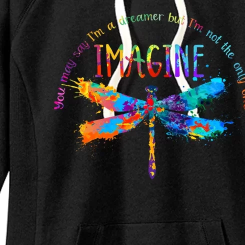 Imagine Dragonfly Dreamer Women's Fleece Hoodie