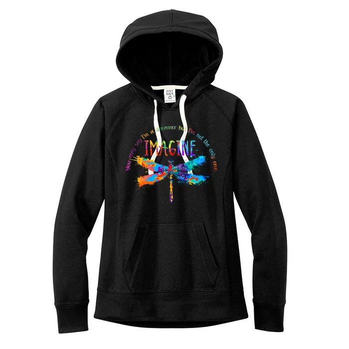 Imagine Dragonfly Dreamer Women's Fleece Hoodie