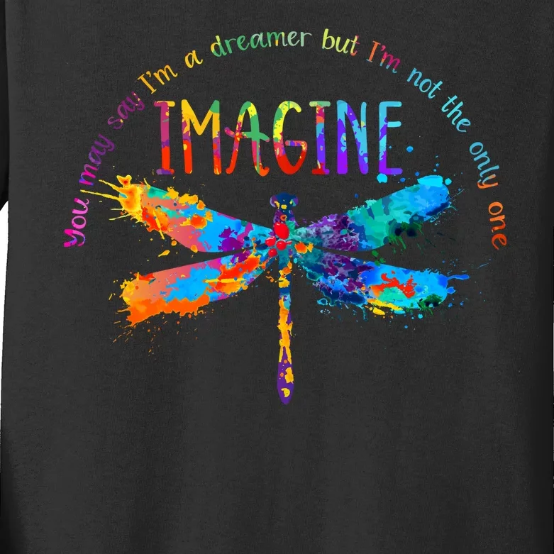 Imagine Dragonfly Dreamer Kids Long Sleeve Shirt