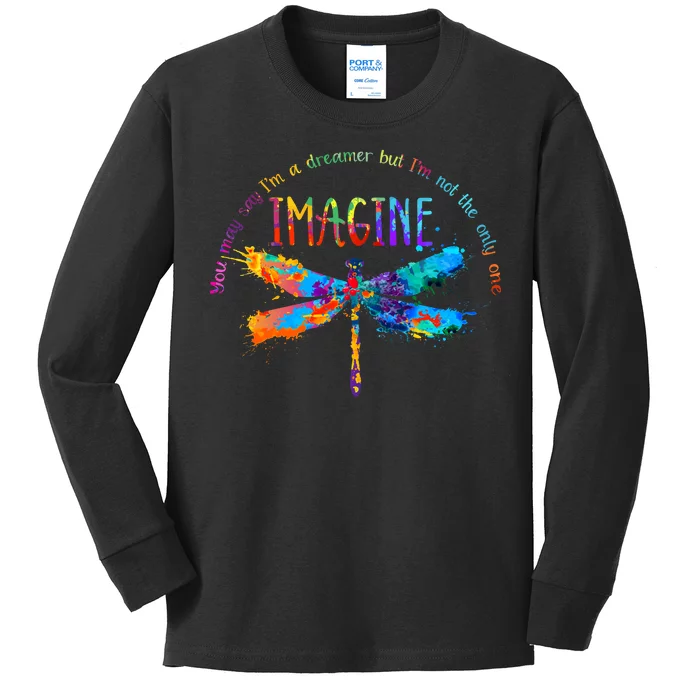 Imagine Dragonfly Dreamer Kids Long Sleeve Shirt