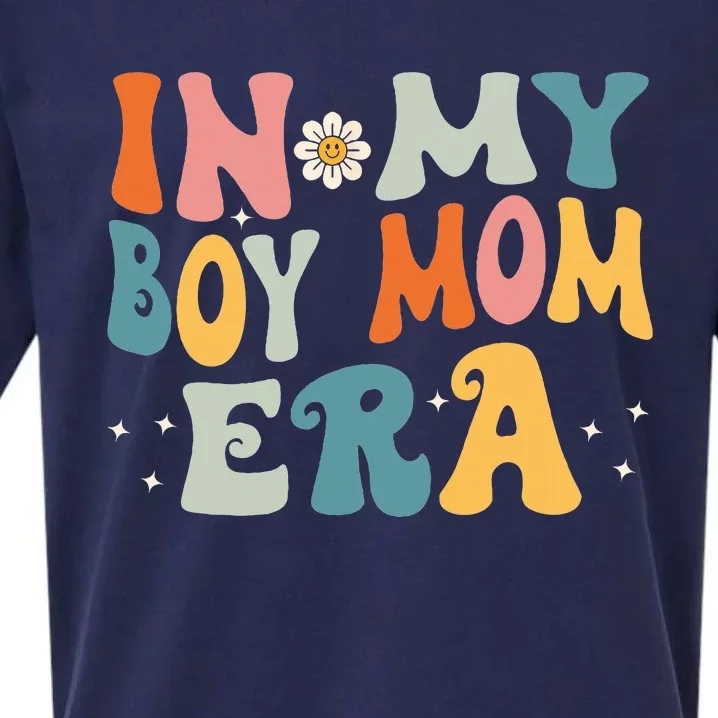 In My Boy Mom Era Sueded Cloud Jersey T-Shirt