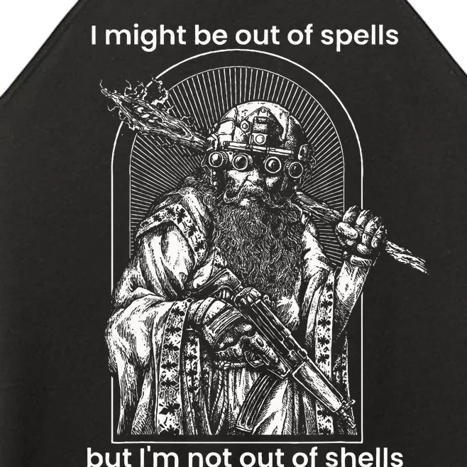 I Might Be Out Of Spells But IM Not Out Of Shells Women’s Perfect Tri Rocker Tank