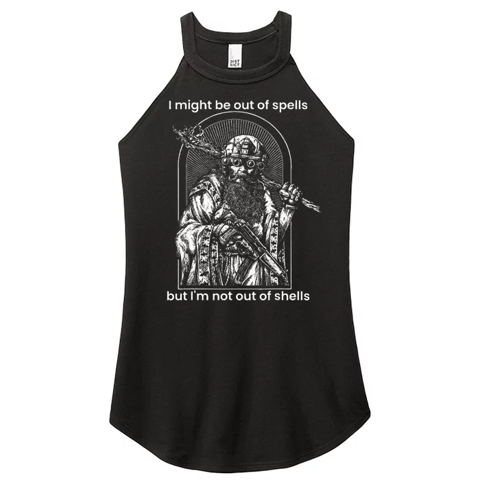 I Might Be Out Of Spells But IM Not Out Of Shells Women’s Perfect Tri Rocker Tank