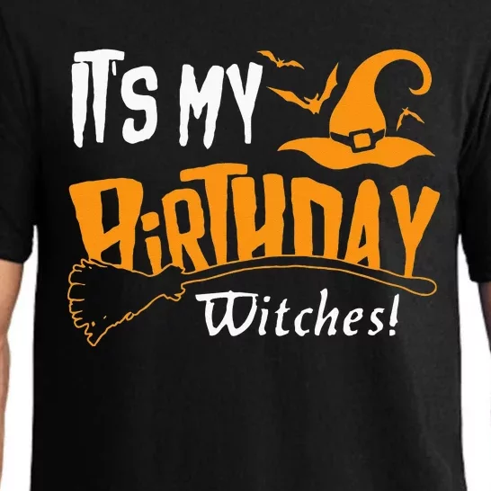 Its My Birthday Witch Halloween October Birthday Pajama Set