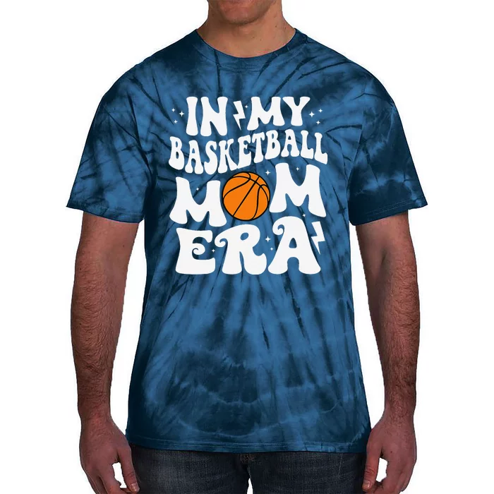 In My Basketball Mom Era Cute Groovy Basketball Mom Tie-Dye T-Shirt