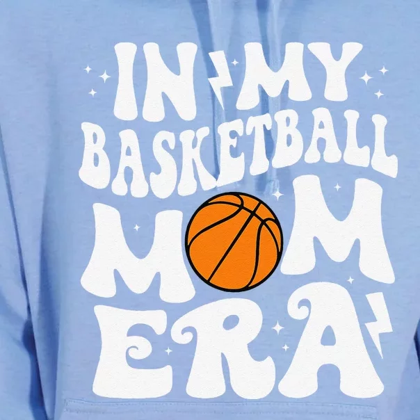 In My Basketball Mom Era Cute Groovy Basketball Mom Unisex Surf Hoodie