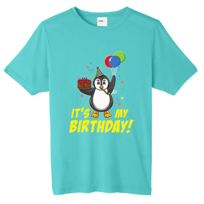 Its My Birthday Penguin ChromaSoft Performance T-Shirt